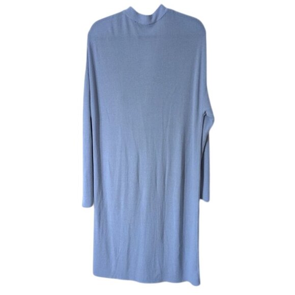 Ann Taylor Ribbed Boyfriend Cardigan Dusty Blue Size XL - Picture 6 of 7